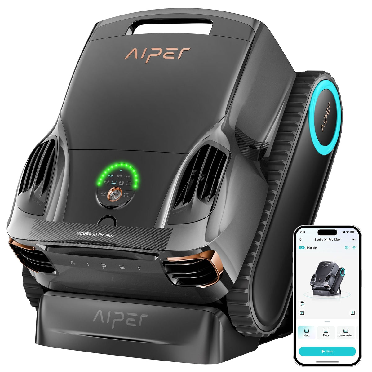 X1 Pro Max All‑In‑One Smart Cordless Robotic Pool Cleaner for Comprehensive Pool Care