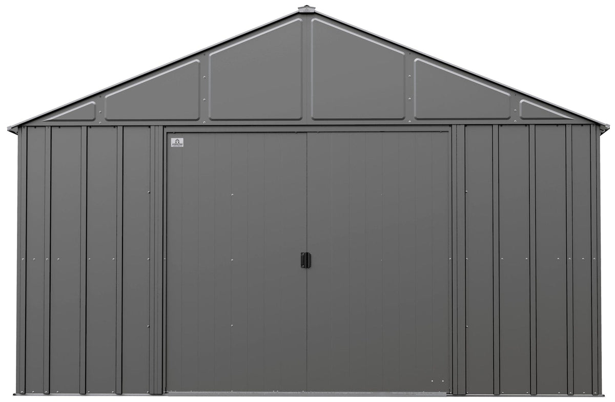 Classic 12x12-ft Charcoal Corrosion-Resistant Metal Shed