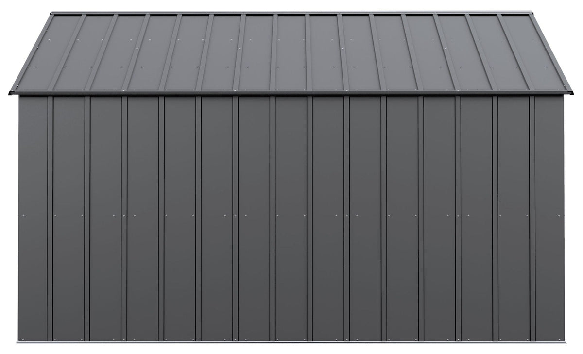 Classic 12x12-ft Charcoal Corrosion-Resistant Metal Shed