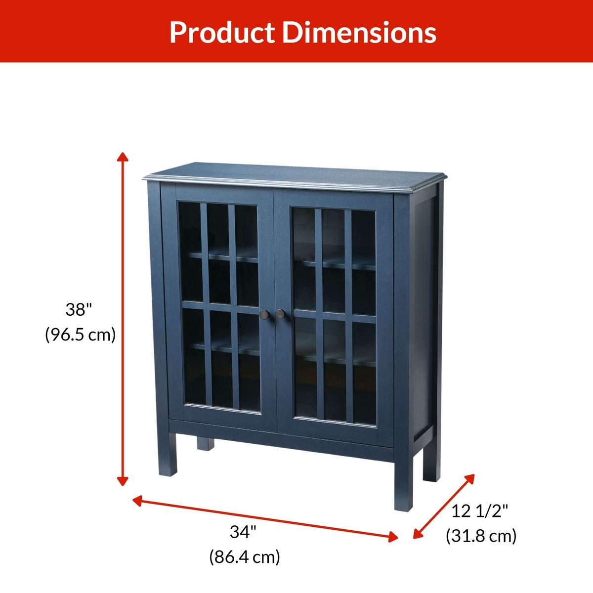 Dryden Accent Cabinet, Navy