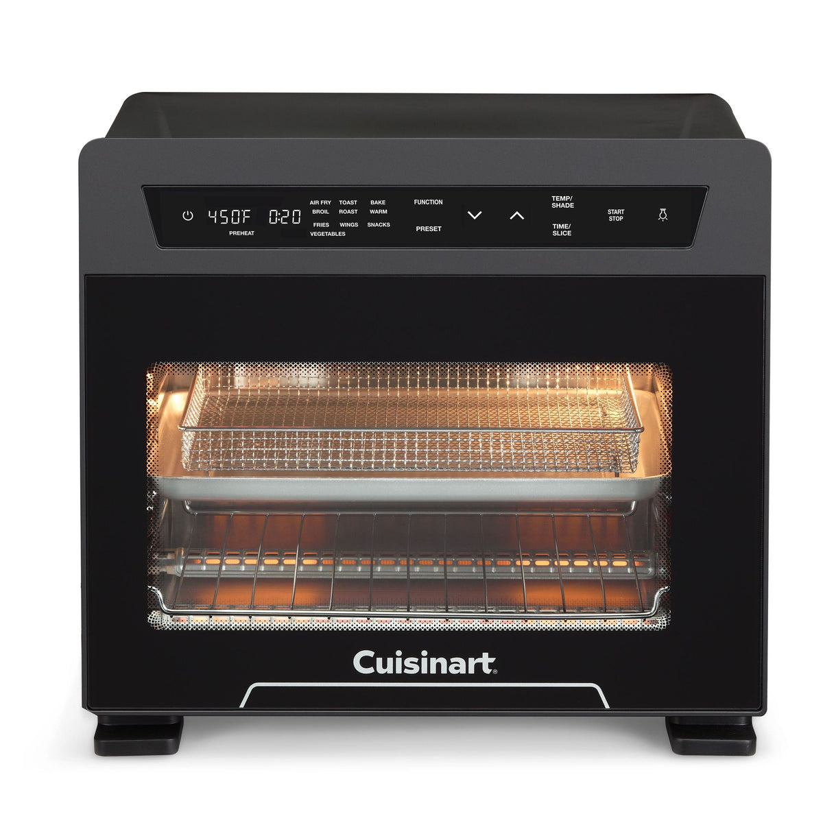 Air Fryer Toaster Oven with Double Layer Door, 26-L