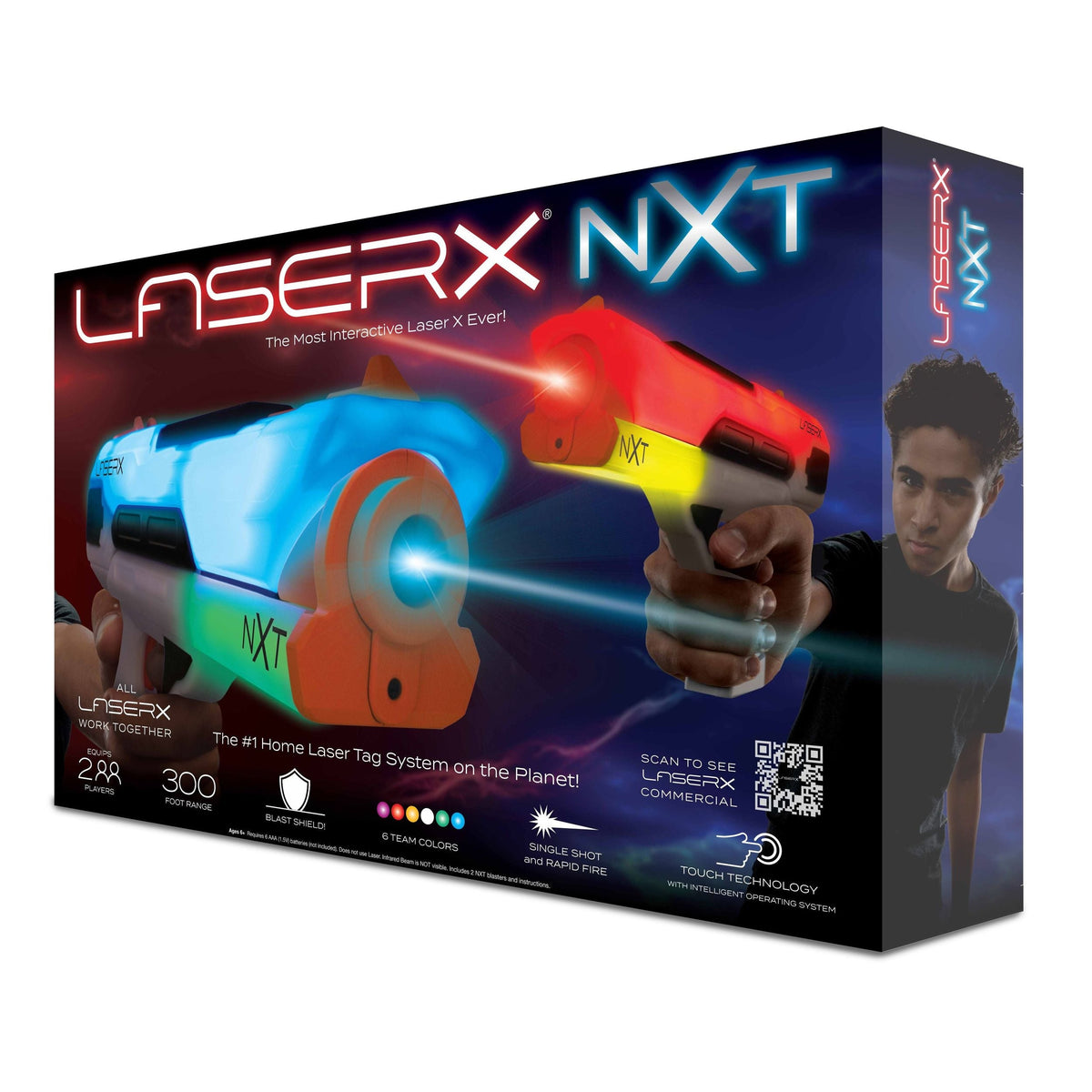 X NXT 2-Player Toy Blaster Laser Tag Set for Ages 8+