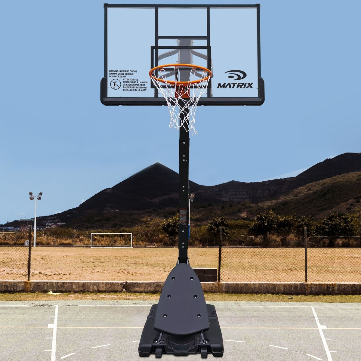 Portable Adjustable Basketball System, 54-in