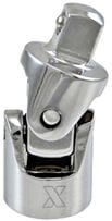 1/4-in Drive Universal Joint Socket, CRV, Chrome Plating