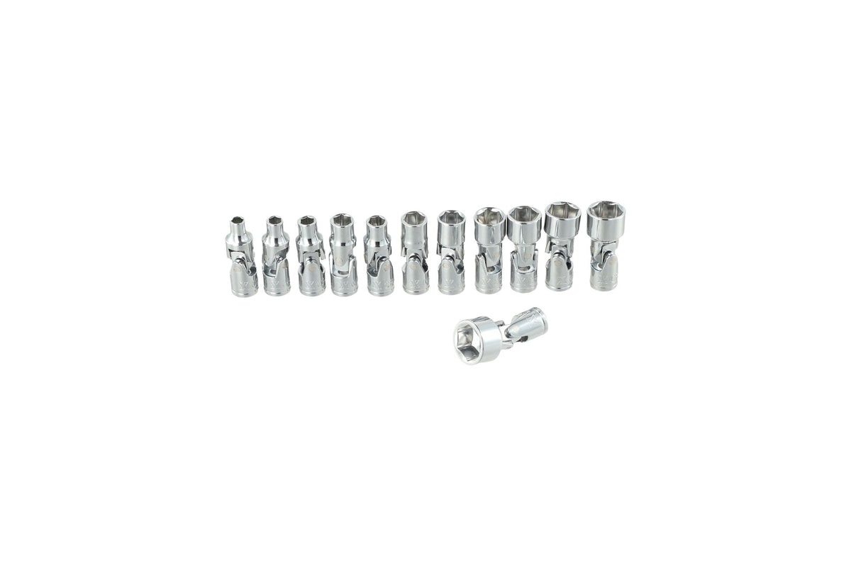 Universal Socket Set, 1/4-in, 12-pc