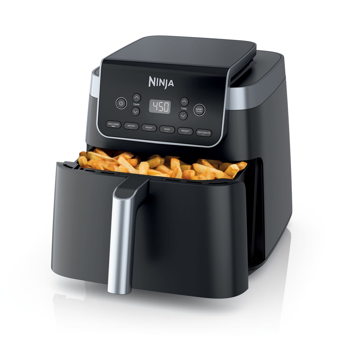 Pro XL 6-in-1 Air Fryer with Non-Stick Basket & Recipe Book, 6.5-qt