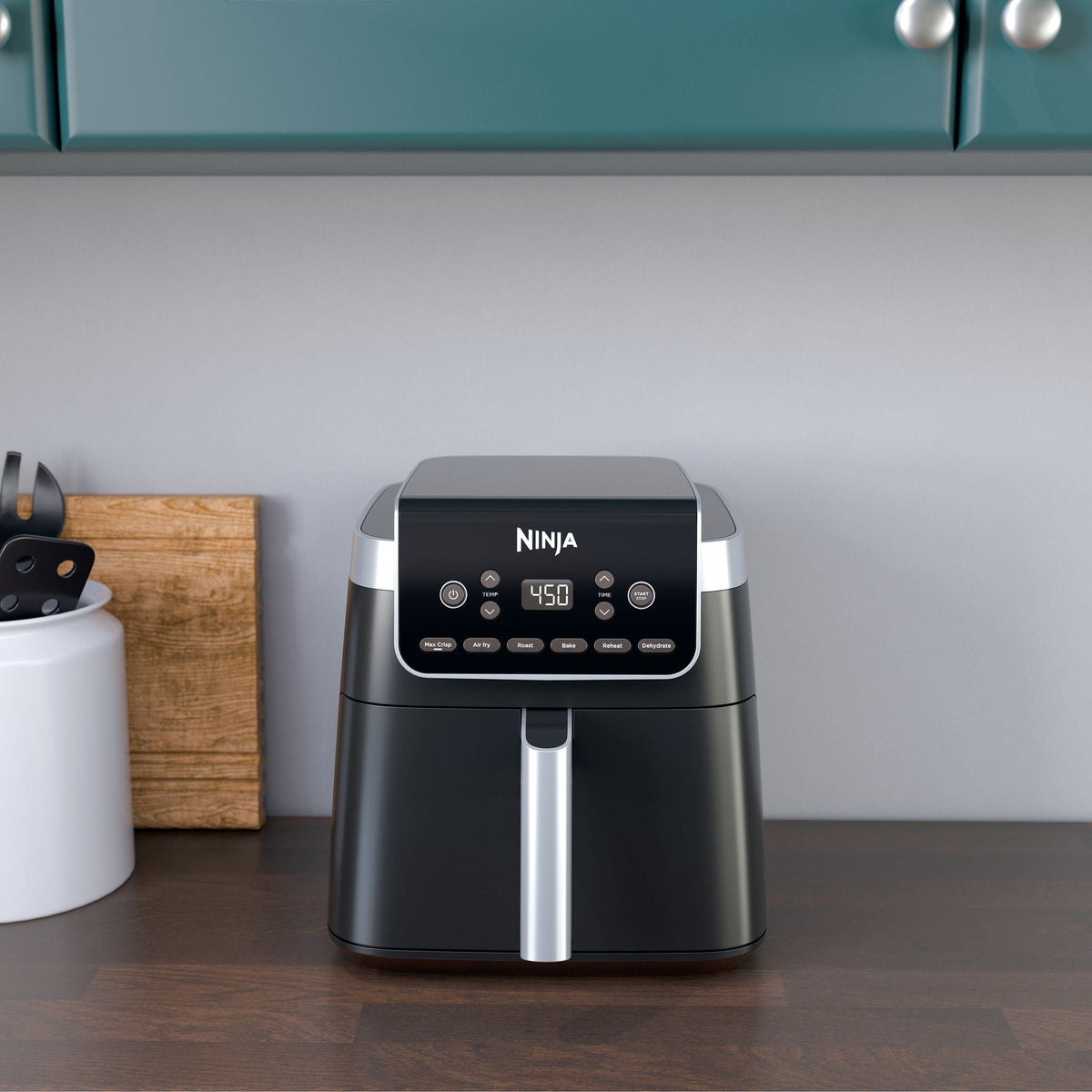 Pro XL 6-in-1 Air Fryer with Non-Stick Basket & Recipe Book, 6.5-qt