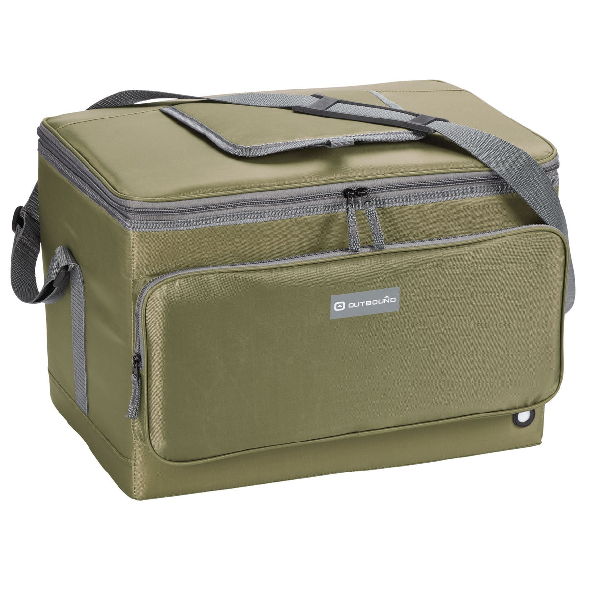 Soft Cooler, Olive, 48-Can, 48-L