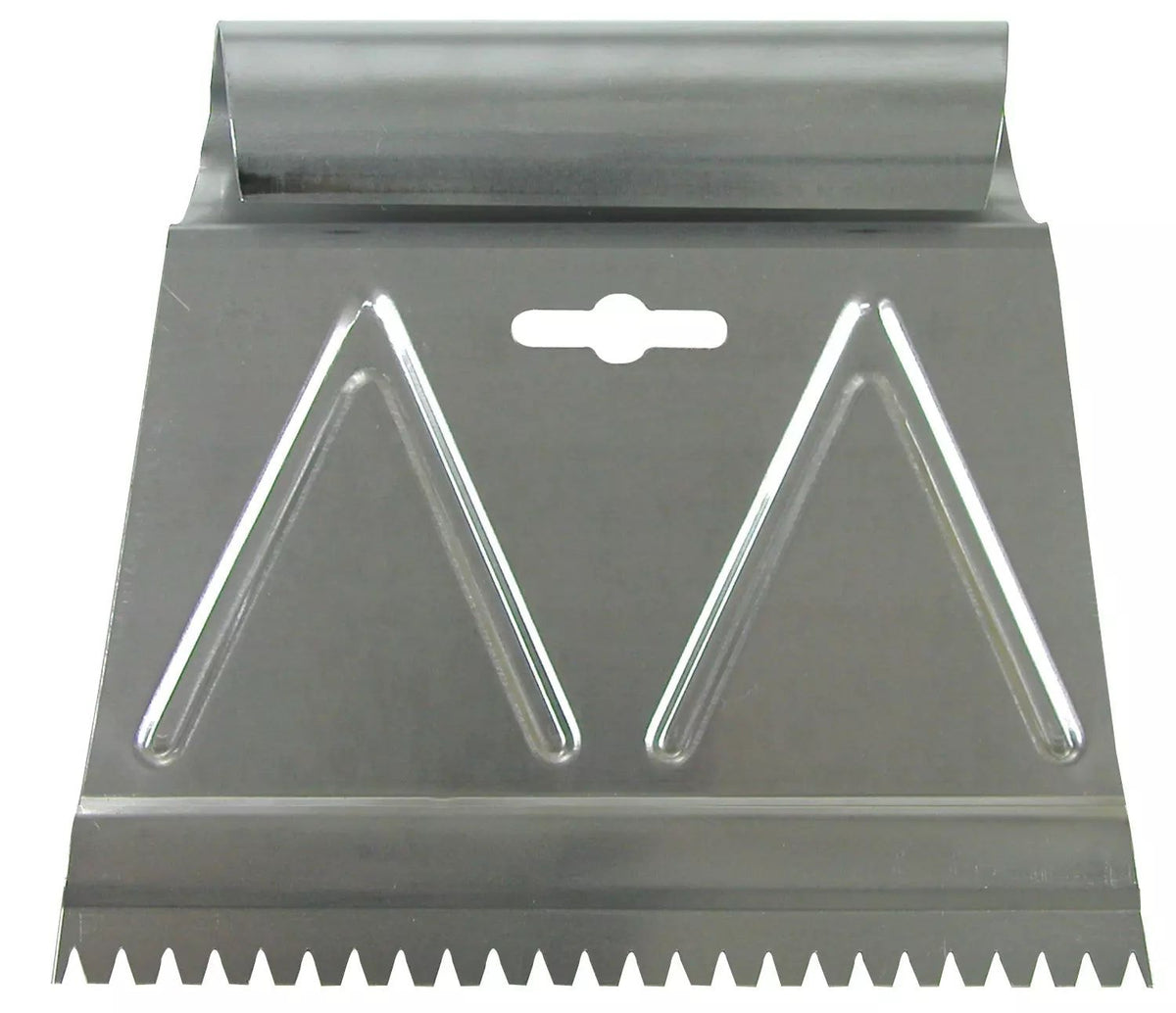 Multi-Purpose Steel V-Notch Adhesive Spreader/Applicator Tool, 3/16 x 6-in