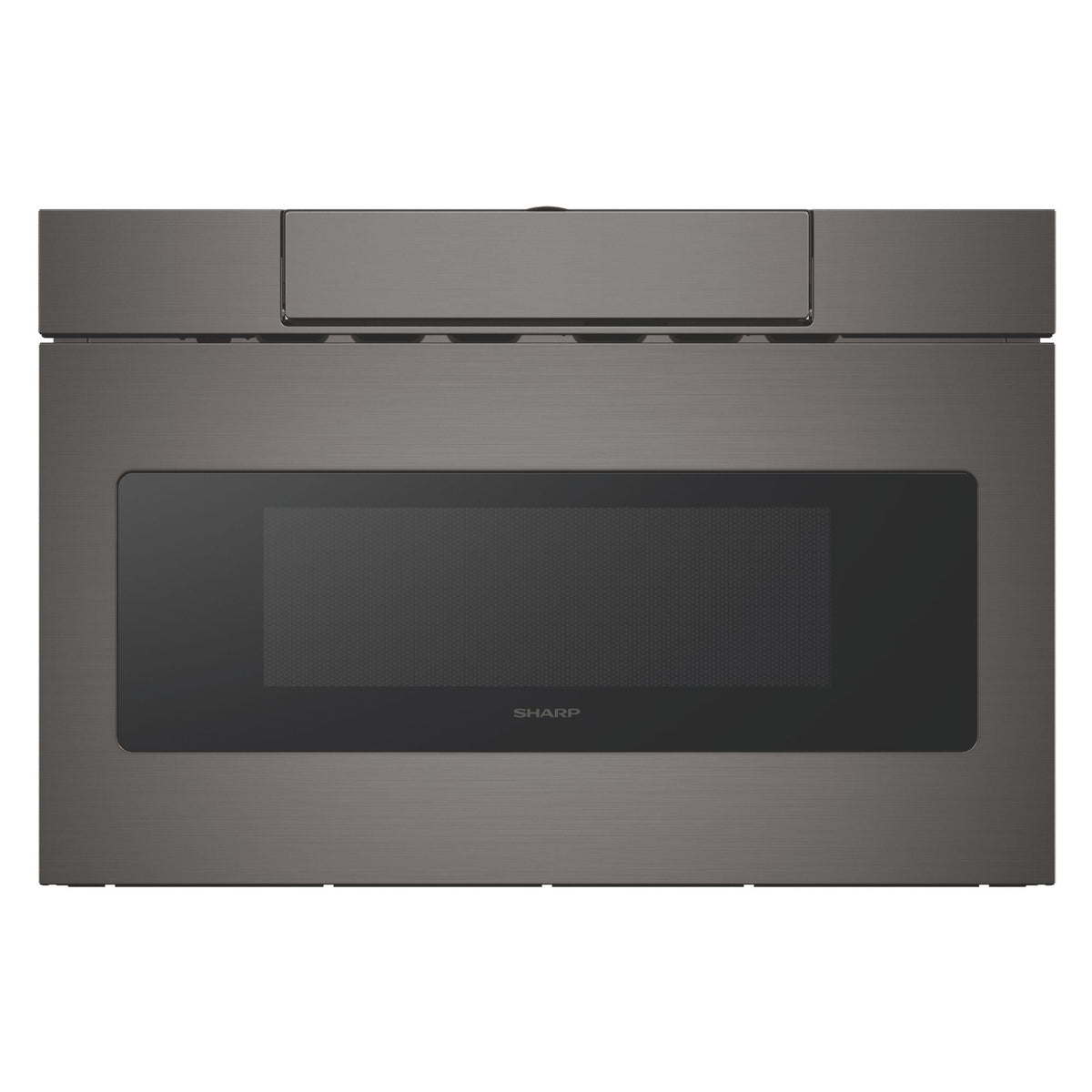 Black Stainless Steel Microwave Drawer Oven, 24-in