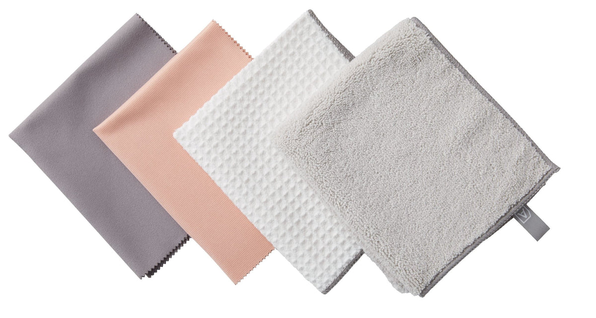 Microfibre Cloths, Assorted, 8-pk