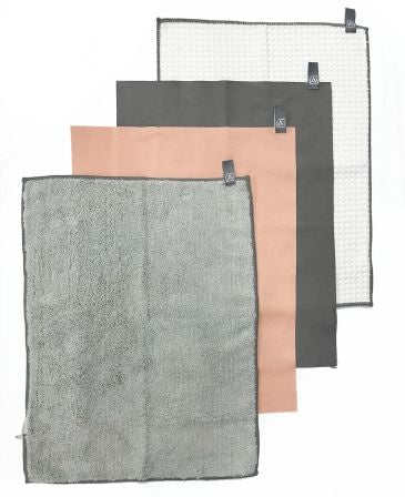 Microfibre Cloths, Assorted, 8-pk