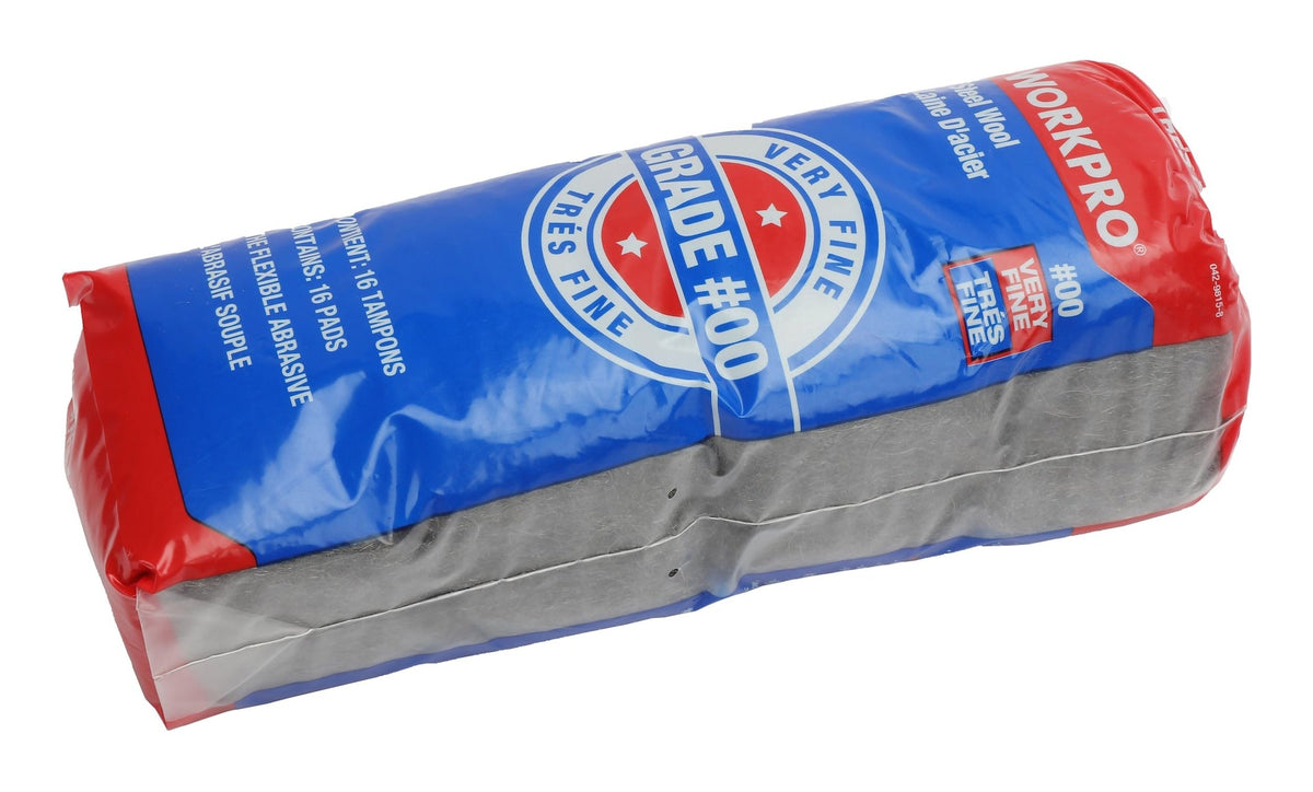 Steel Wool Pads For Multi-Surface Smoothing & Cleaning, Very Fine Grade