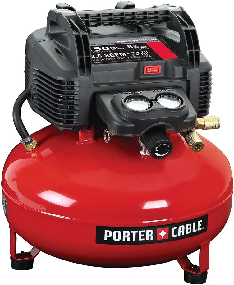 Air Compressor, 6-Gallon, Pancake, Oil-Free M2774