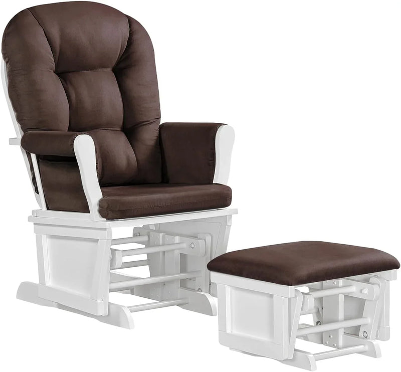 Lennox Furniture Glider Rocker Combo Espresso Beige H6507
