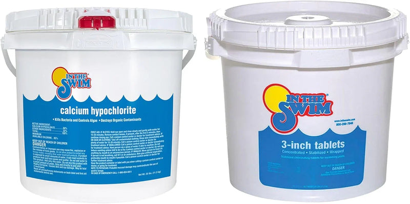 Pool Shock 68% Cal-Hypo Granular Sanitizer for Crystal Clear Water Defends Against Bacteria, Algae, and Microorganisms A0481