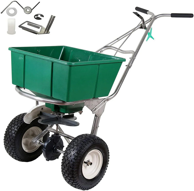 High Wheel Walk-Behind Fertilizer Spreader with Agitator Repair Kit (Bundle, 2 Items) Q6471