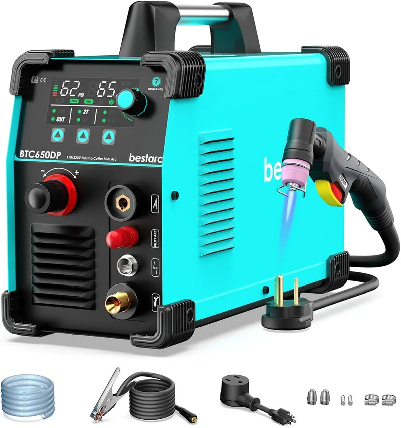BTC500DP 7th Gen 50A Plasma Cutter, Dual Voltage 110/220V, Digital Display P6113