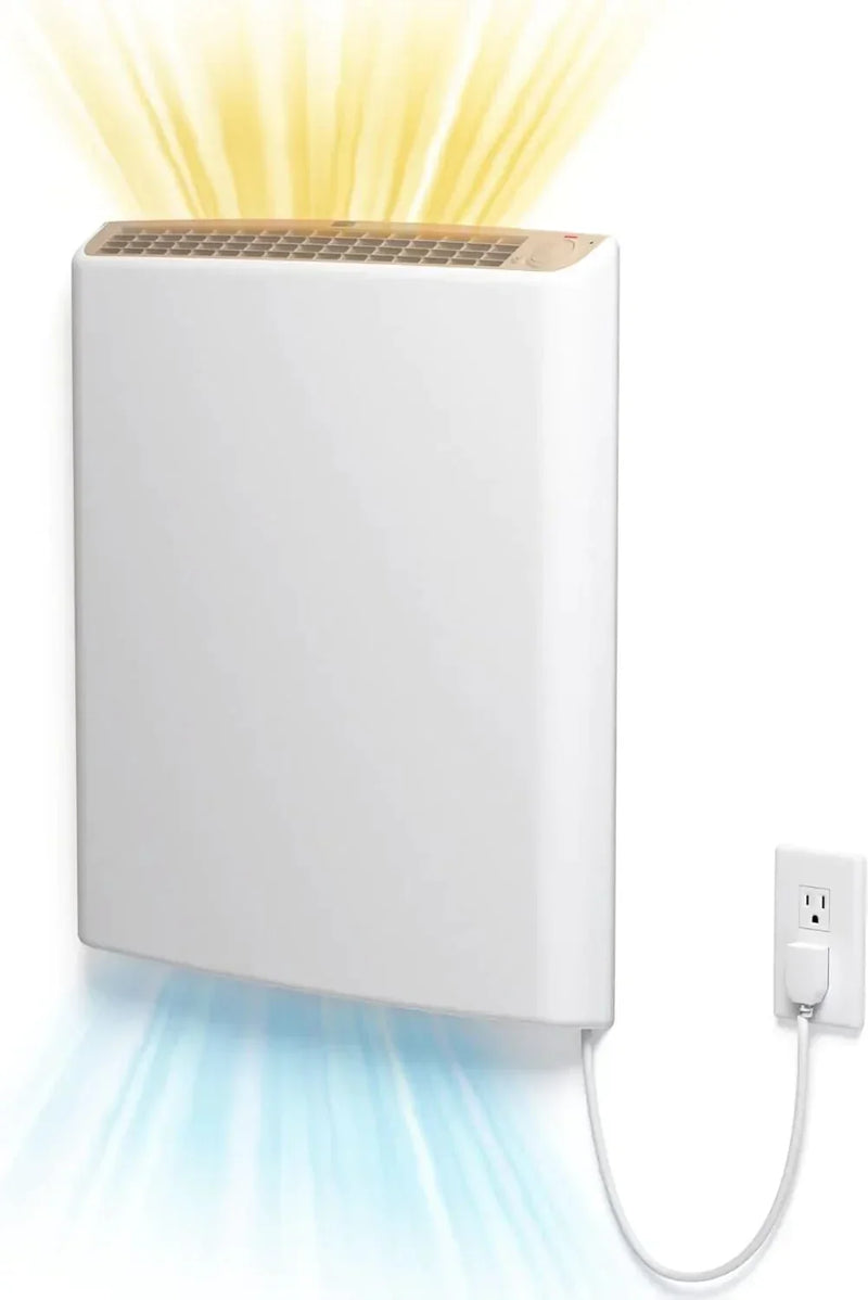 Envi Plug-in Electric Panel Wall Heaters for Indoor Use, Energy Efficient 24/7 Heating w/Safety Sensor Protection P4743