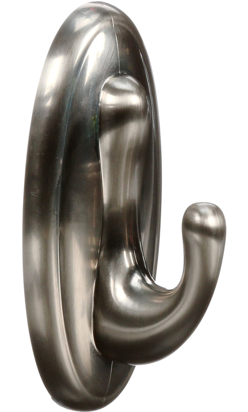 Command Large Traditional Decorative Utility Hook, Brushed Nickel Y9944