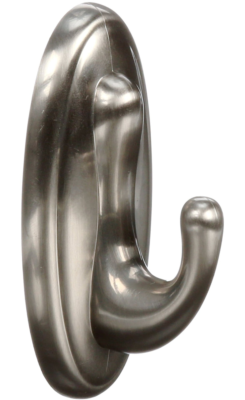 Command Medium Traditional Decorative Utility Hook, Brushed Nickel U6161