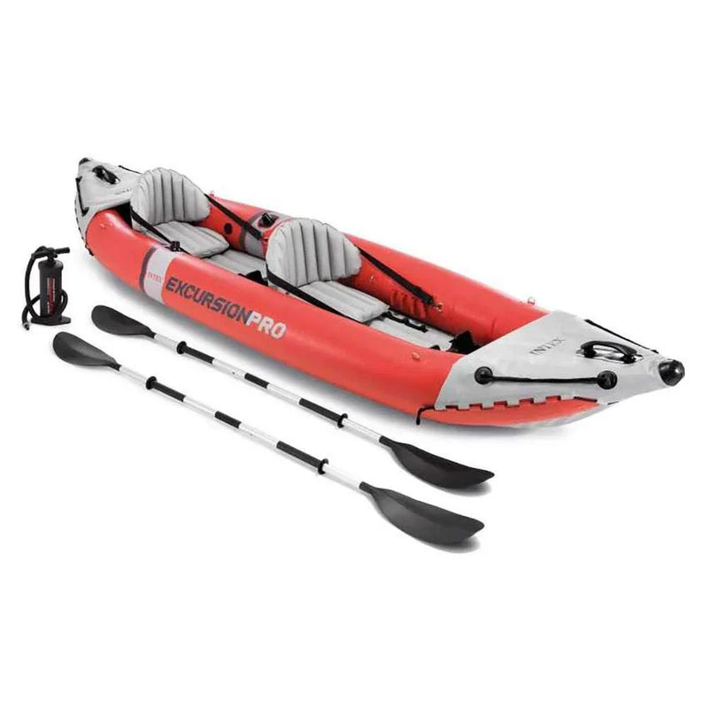2 Person Vinyl Inflatable Kayak with Aluminum Oars R4872