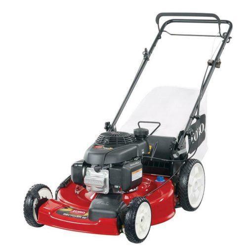 gas mower, 22-inch 170cc OHV engine high-wheel RWD 3-in-1 with height adjustment, oil included L795