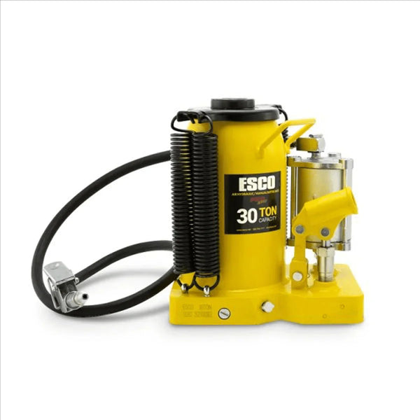 ESCO 30 Ton Air Hydraulic Bottle Jack – Heavy Duty Lifting for Automotive and Industrial Use X2543