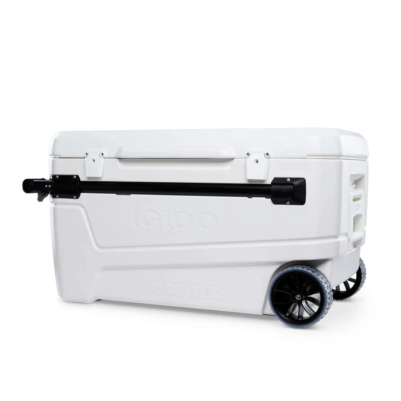 110 Qt Glide Pro Portable Large Ice Chest Wheeled Cooler G6761