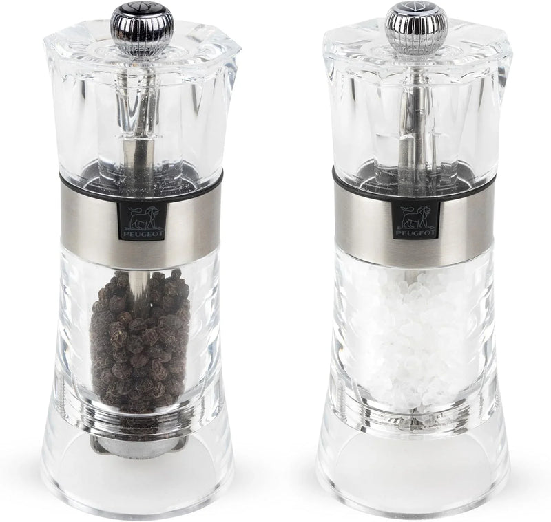 5.5-inch model, transparent salt and pepper grinding set E4415