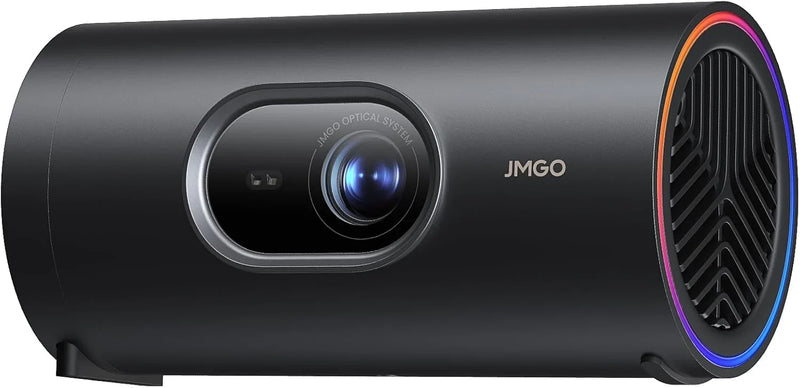 1080P intelligent portable projector, Google TV, 400 lumens, 8-watt Dolby Digital Sound, 3D activation function, HDR10 standard, mini projector with Wi-Fi and Wireless functions, suitable for home and outdoor use, equipped with optical filter. P9018