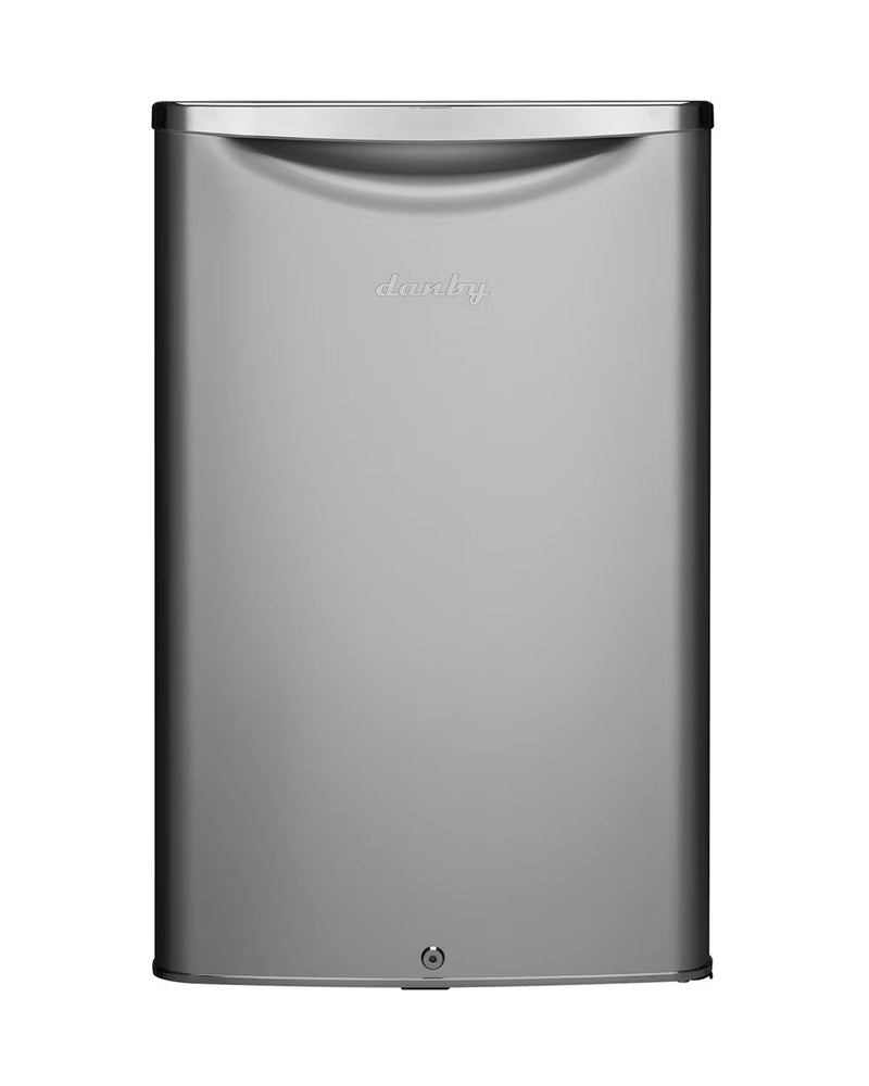 Danby 4.4 cu. ft. Retro Compact Fridge in Iridium Silver (DAR044A6DDB) I5045