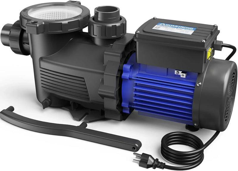 In/Above Ground Pool Pump, High Flow (with Timer, 2HP, 8917 GPH, 220V) Y6598
