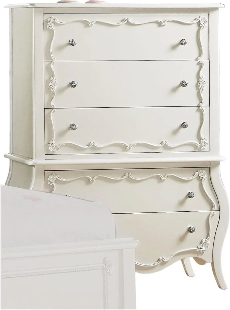 Jewelry closet, pearl white S1371