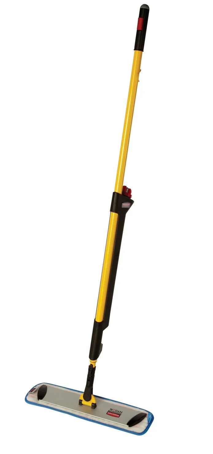 Pulse microfiber floor cleaning system, operated using a single-sided mop frame E9548