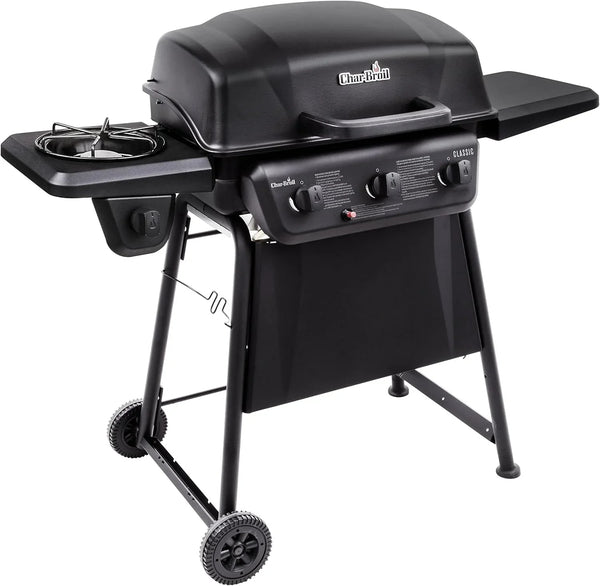 Convective 3-Burner with Side Burner Propane Gas Stainless Steel Grill O3890