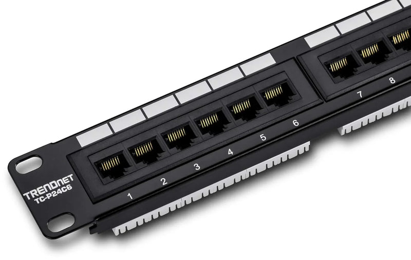 A management-type power distribution device with 6 output ports, model TPI-06, rack-mounted power distribution unit, equipped with 1 NEMA 5-15R bypass power socket, 1 gigabit RJ-45 interface, featuring overload protection and surge protection functio D041