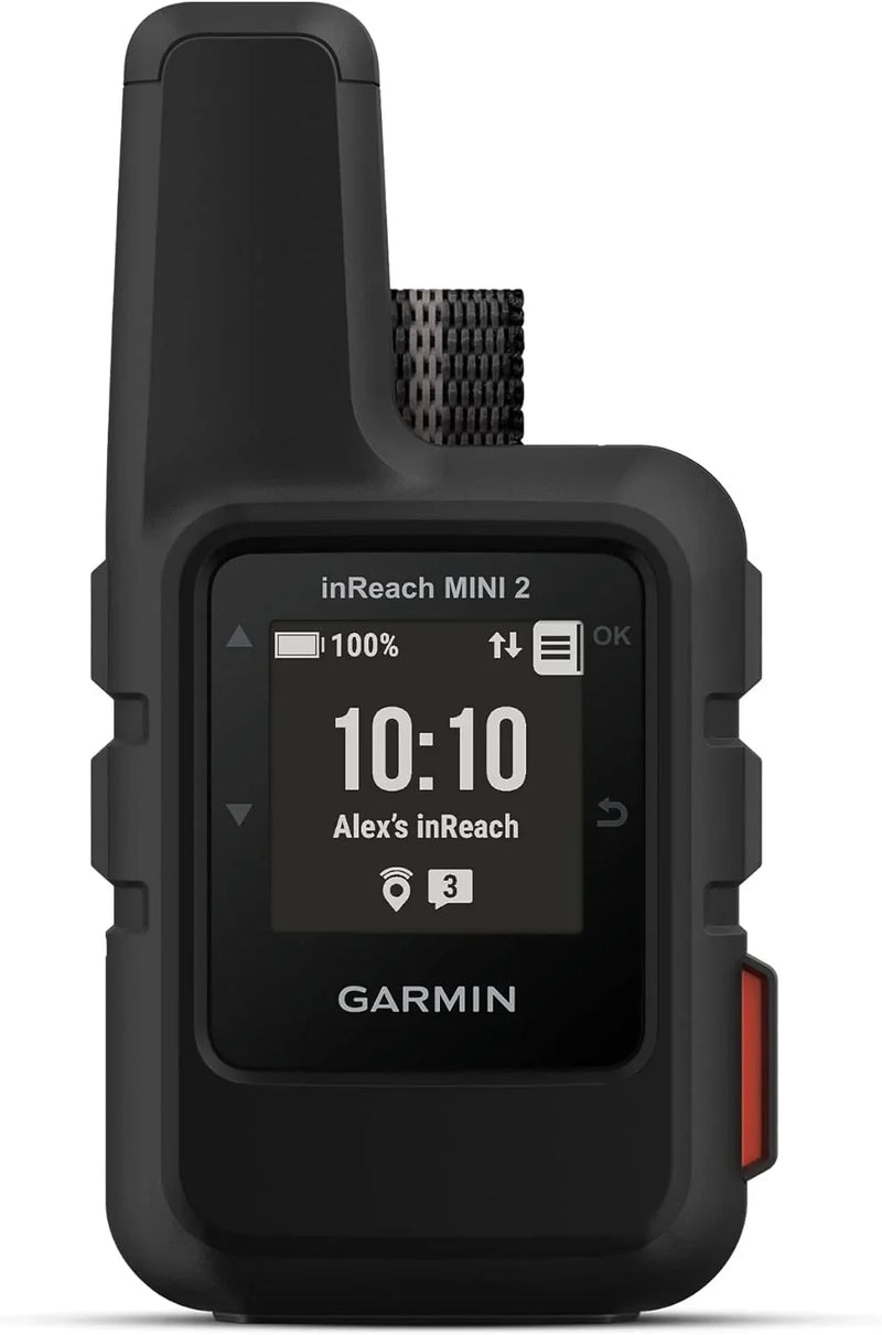 Compact and portable satellite communication device, suitable for hiking use, in orange color B2989