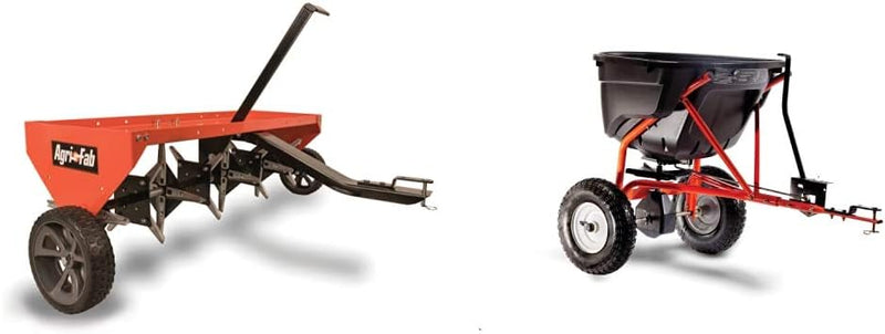 48" Tow Behind Lawn Plug Aerator with Universal Hitch; Designed to Pull Behind Lawn & Garden Tractors A3375