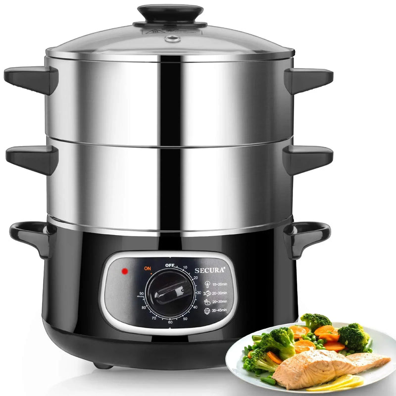 8.5 Qt Electric Stainless Steel Food Steamer R6723