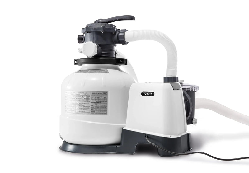 26651EG SX3000 Krystal Clear Sand Filter Pump for Above Ground Pools, 16in, Light gray M732