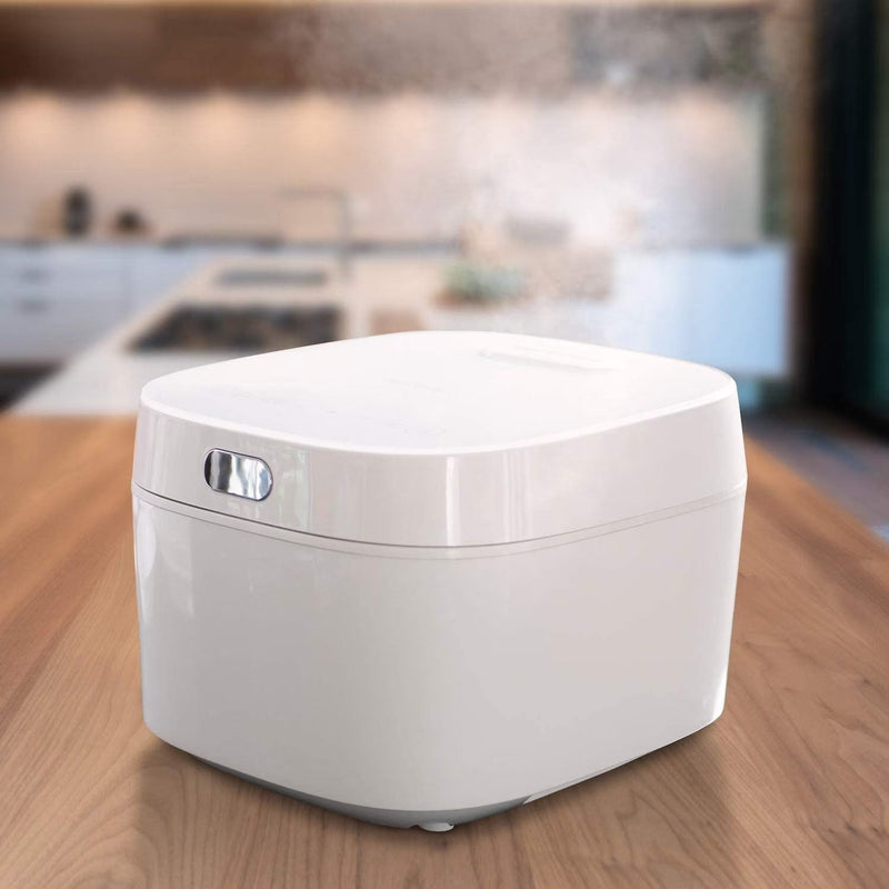 Buffalo White IH SMART COOKER, Rice Cooker and Warmer, 1 L, 5 cups of rice, Non-Coating inner pot, Efficient, Multiple function, Induction Heating... M5406