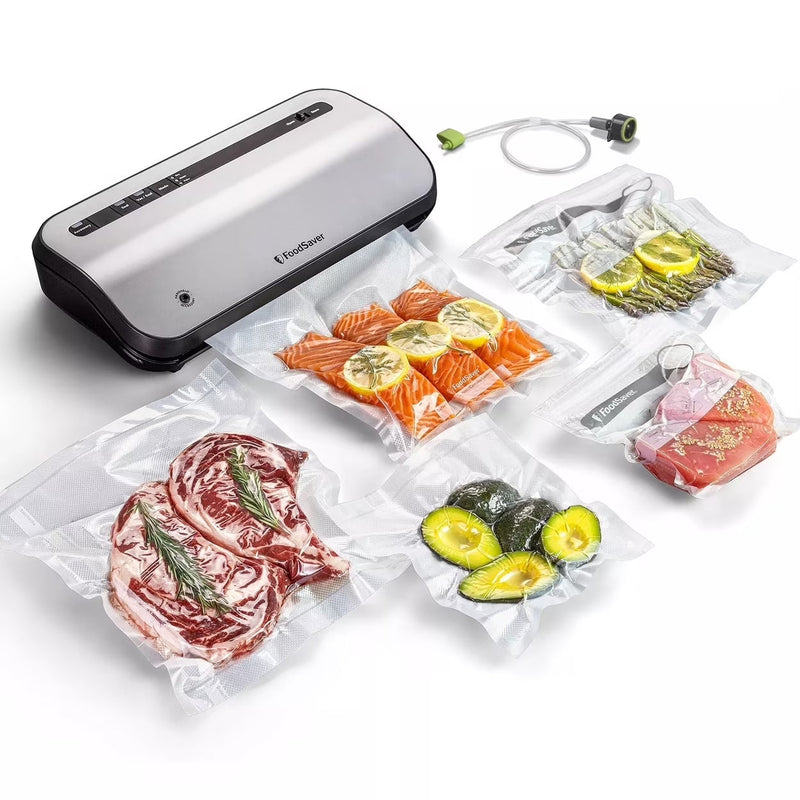2195546 Preserve Vacuum Sealer, Special 14-Piece Starter Kit with Vacuum Seal Roll and Bags O4976