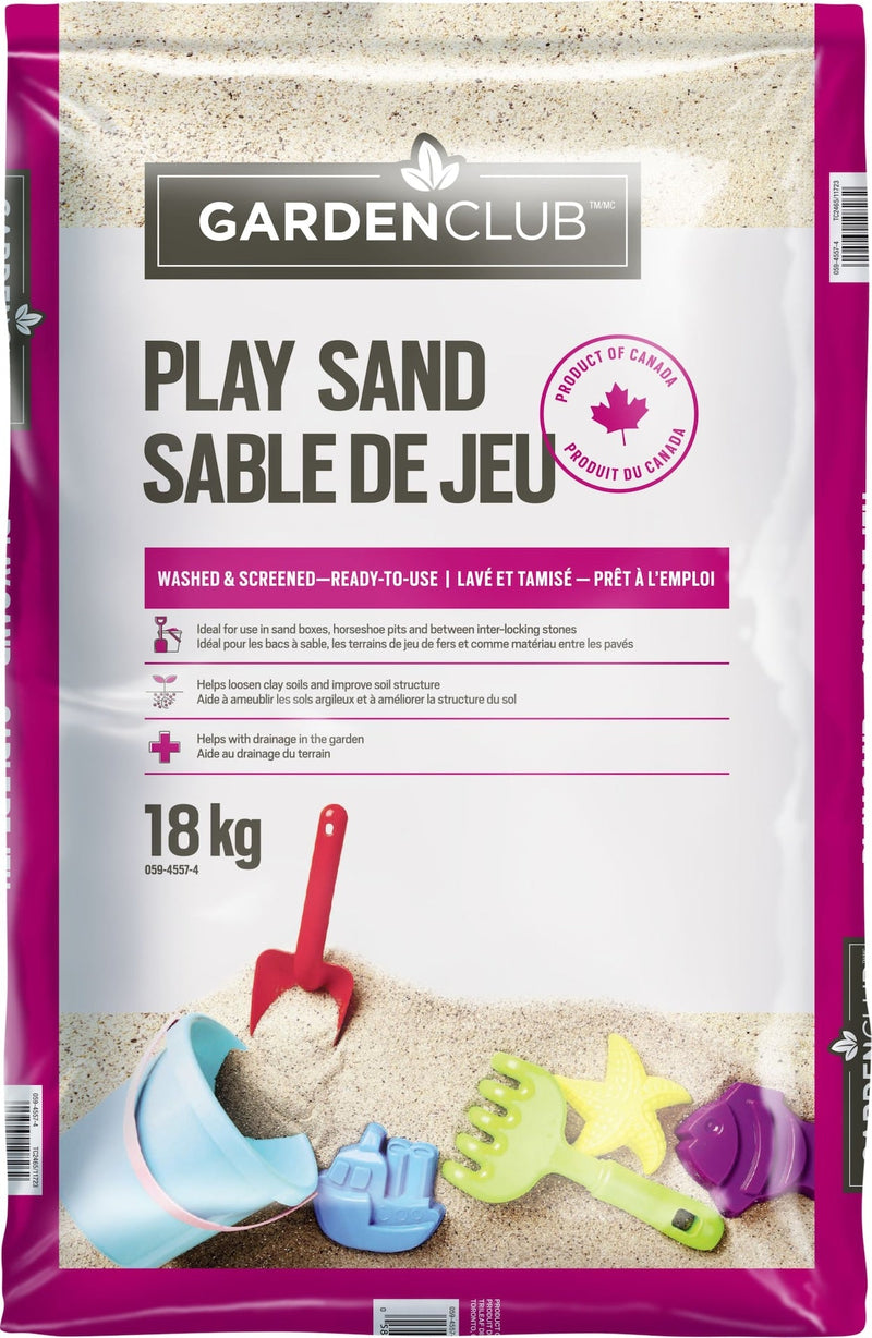 All Purpose Fine Granulated Washed Sandbox Play Sand, 18-kg Y4723