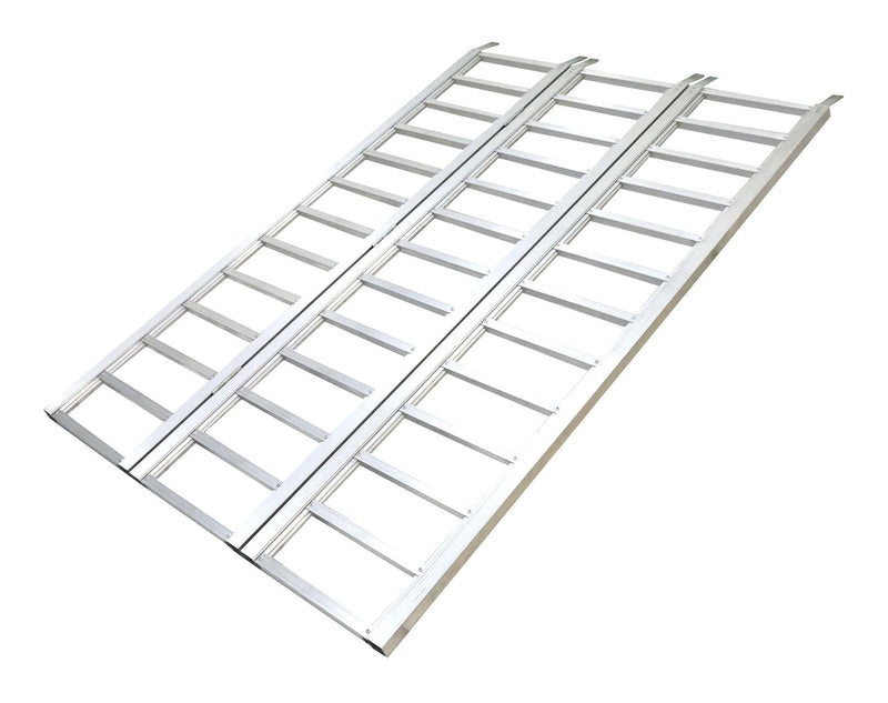 Aluminum Tri-Panel Loading Ramp with Adjustable Straps, 77 x 50-in, 1500-lb R0007