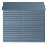 Select Galvanized Steel Storage Shed, Blue Grey, 8-ft x 8-ft