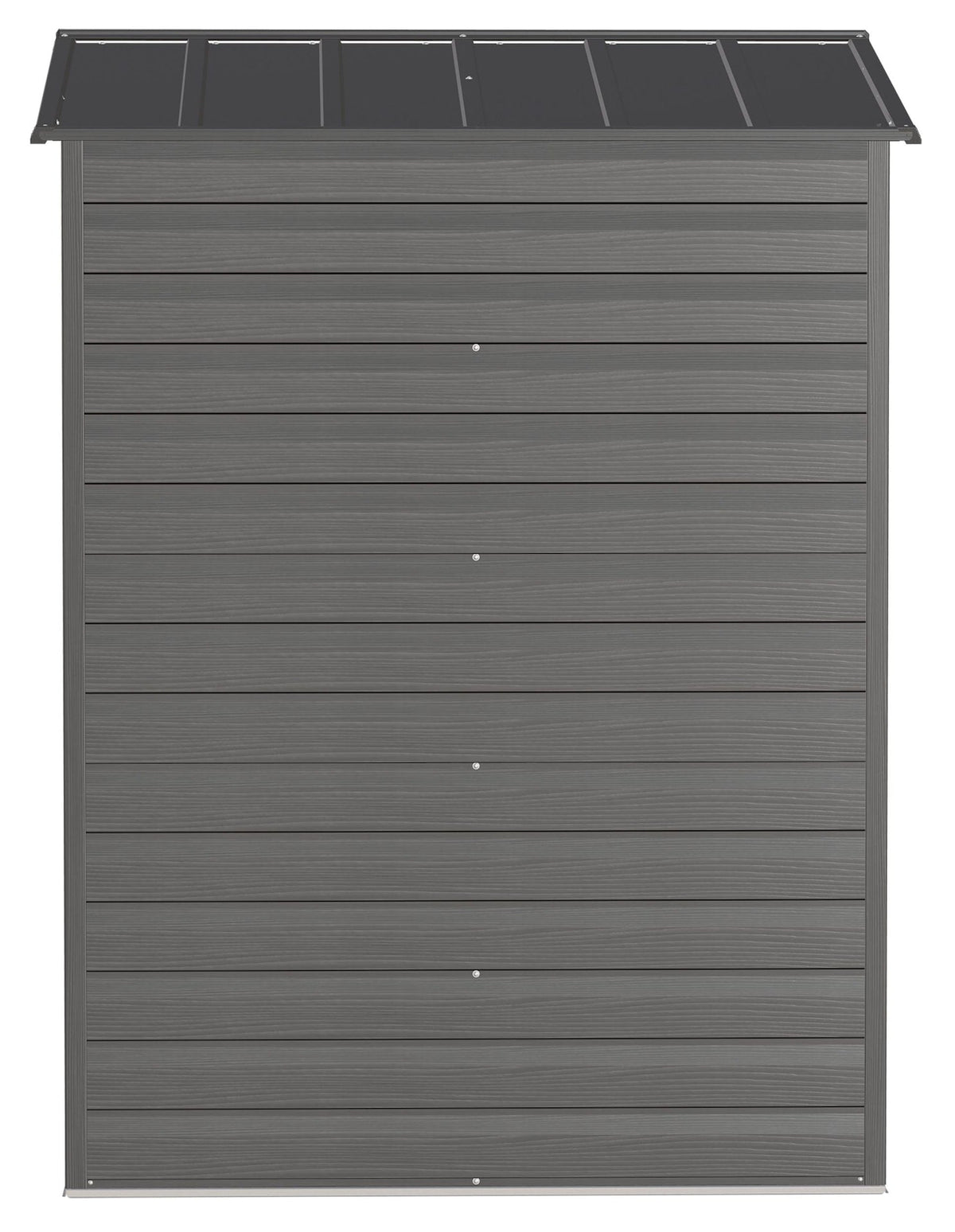 Select Galvanized Steel Storage Shed, Charcoal, 6-ft x 5-ft