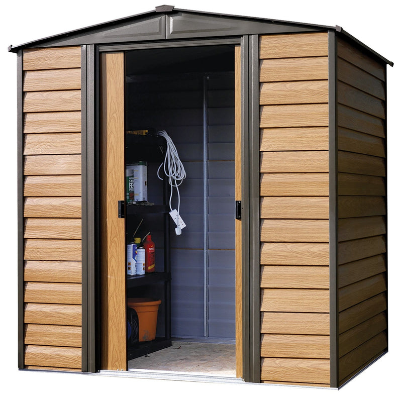 Woodridge 6x5-ft Corrosion-Resistant Steel Storage Shed M8482