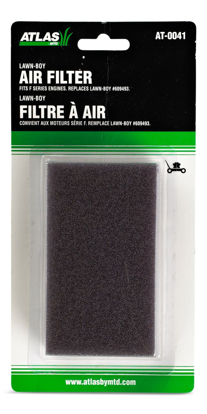 Lawn Mower Foam Air Filter Element, Replaces for CT#: 060-9493 H9783