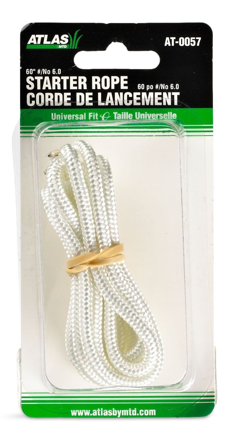 Lawn Mower Replacement Starter Cord/Rope, 60-in x 1/4-in Nylon U3277